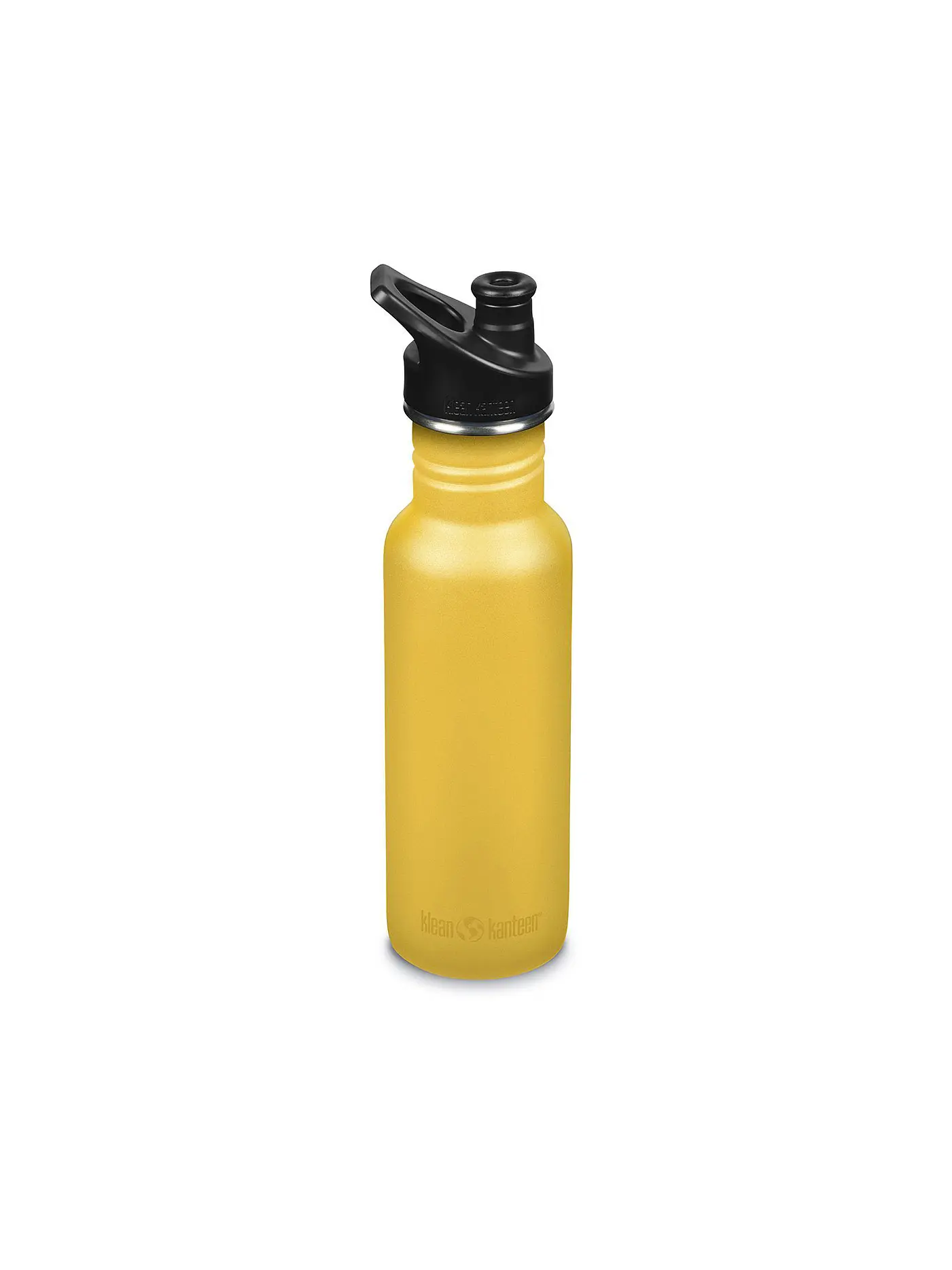 KLEAN KANTEEN | Edelstahl Trinkflasche Classic 532ml Sport Cap Brushed Stainless | gold